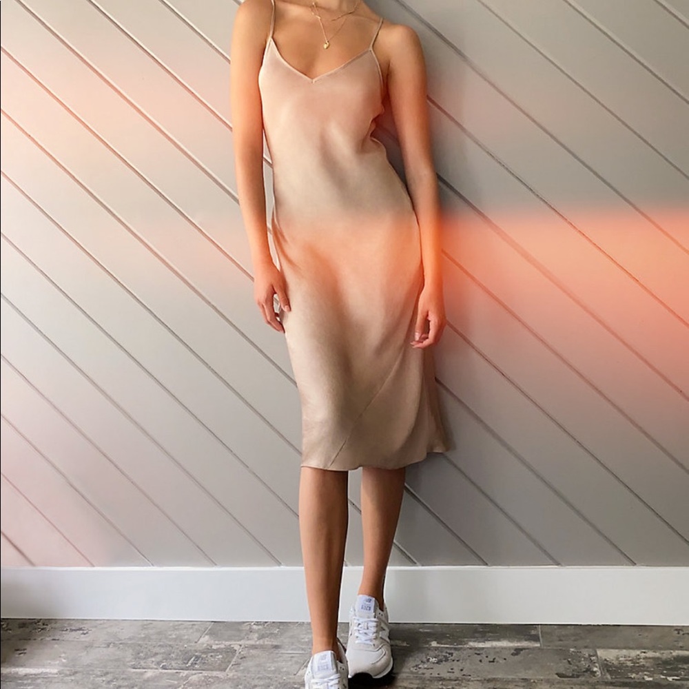 Aritzia Wilfred Only Slip Dress in Marmont